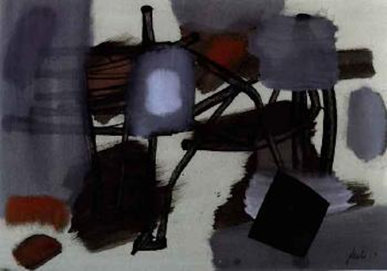 Grey patches by Fritz Winter