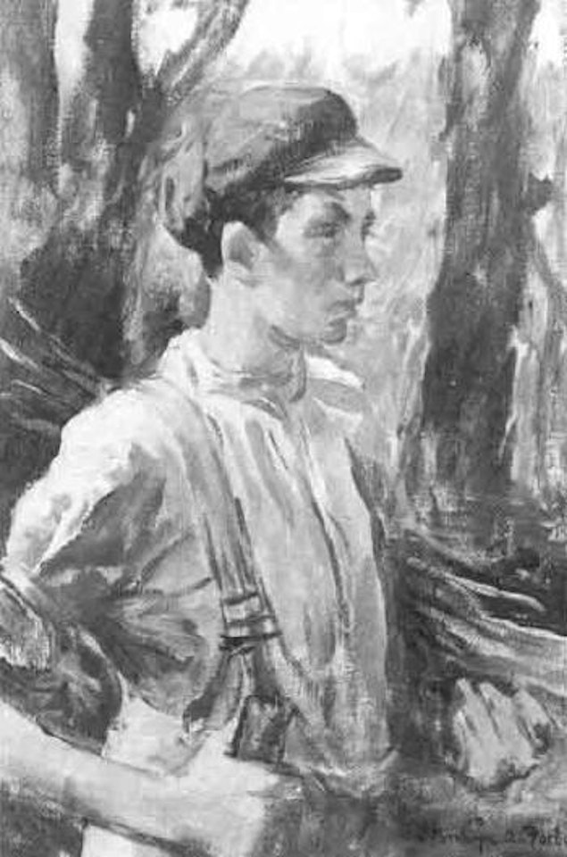 Collecting firewood by Stanhope Alexander Forbes