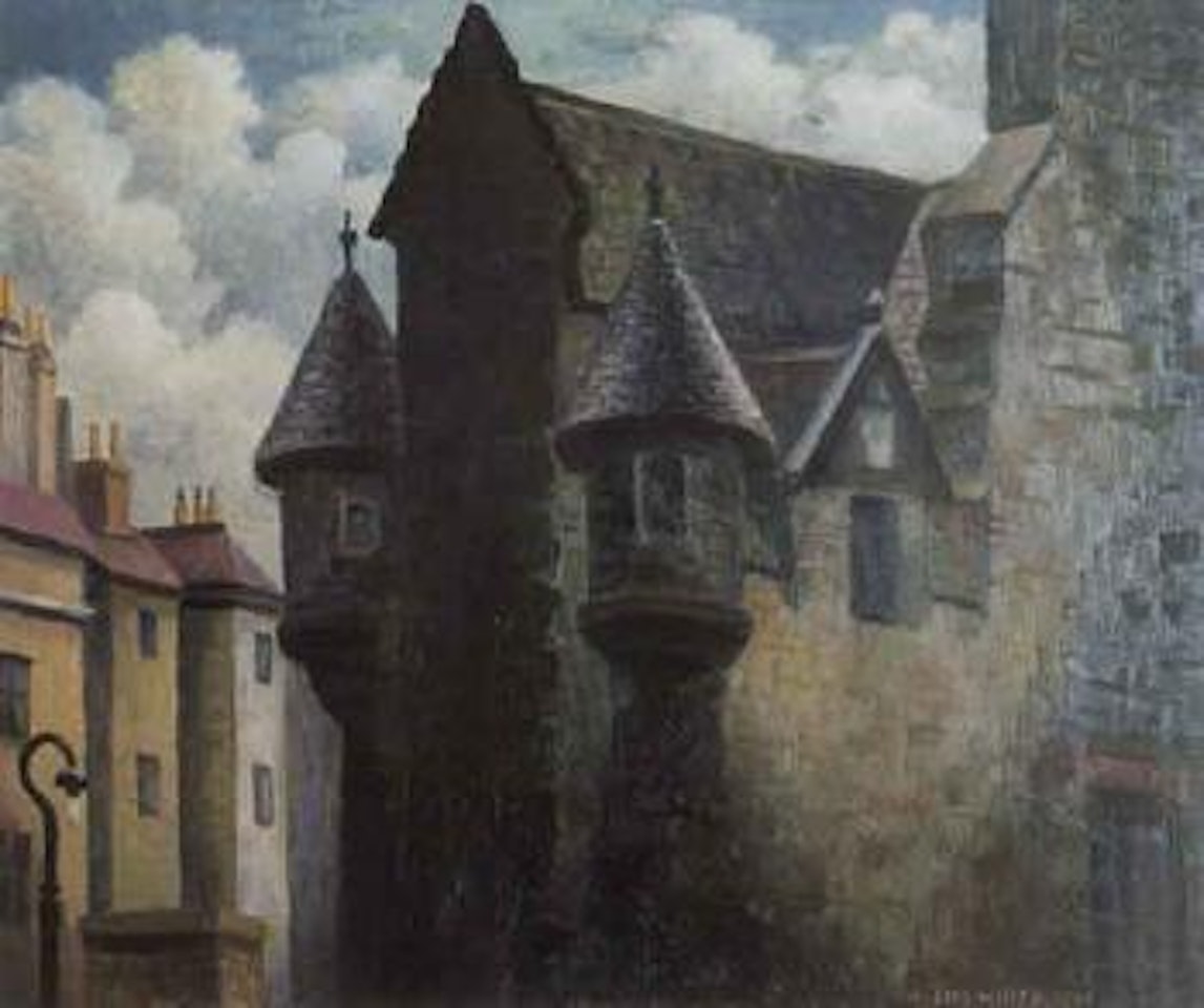 Village scene by A Lois White