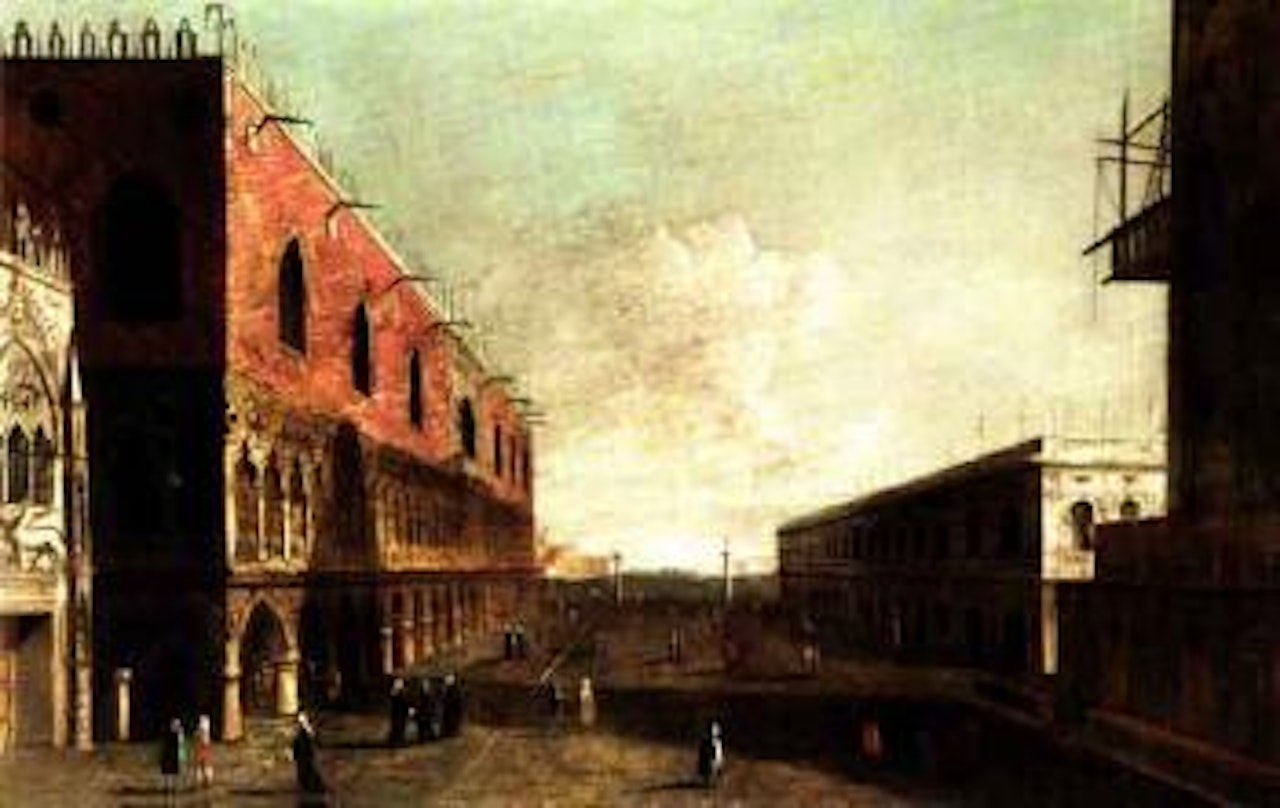 Venice, a view of the piazzetta looking towards the Bacino di San Marco by Michele Marieschi
