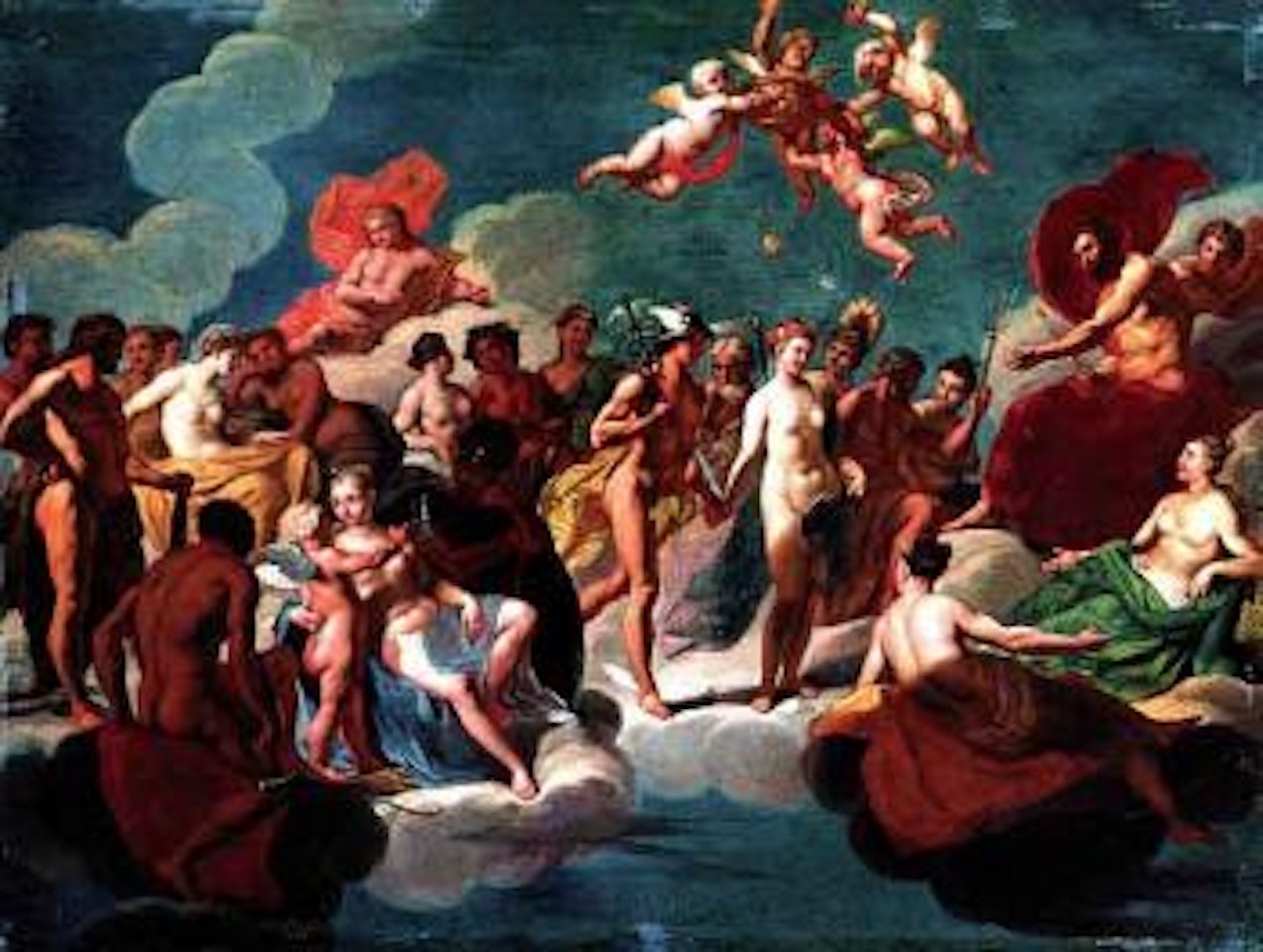 Mercury bringing Psyche to the Gods before her marriage to Cupid by French School