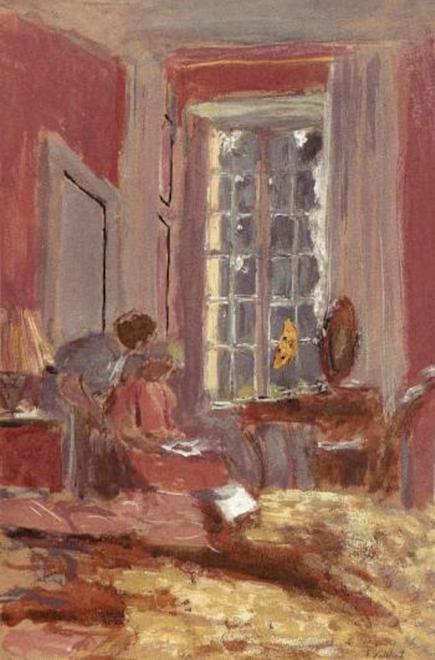 Madame Hessel dans sa chambre des Clayes by Édouard Vuillard
