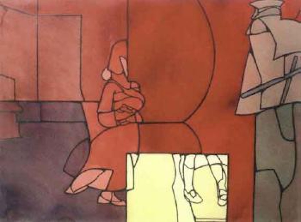 L'Ora del Ballo by Valerio Adami