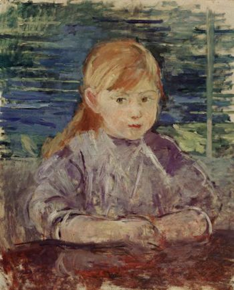 Fillette en mauve by Berthe Morisot