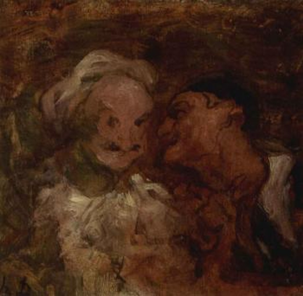Crespin et Silvestre by Honoré Daumier