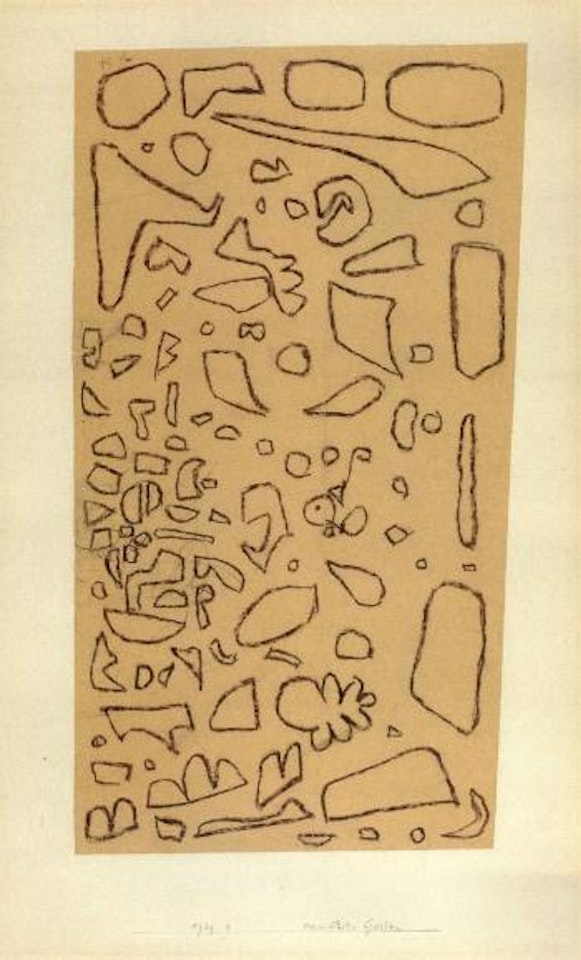 Verwildete Garten - Neglected garden by Paul Klee