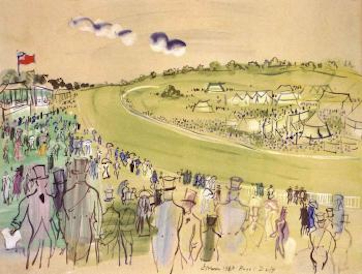 Epsom by Raoul Dufy