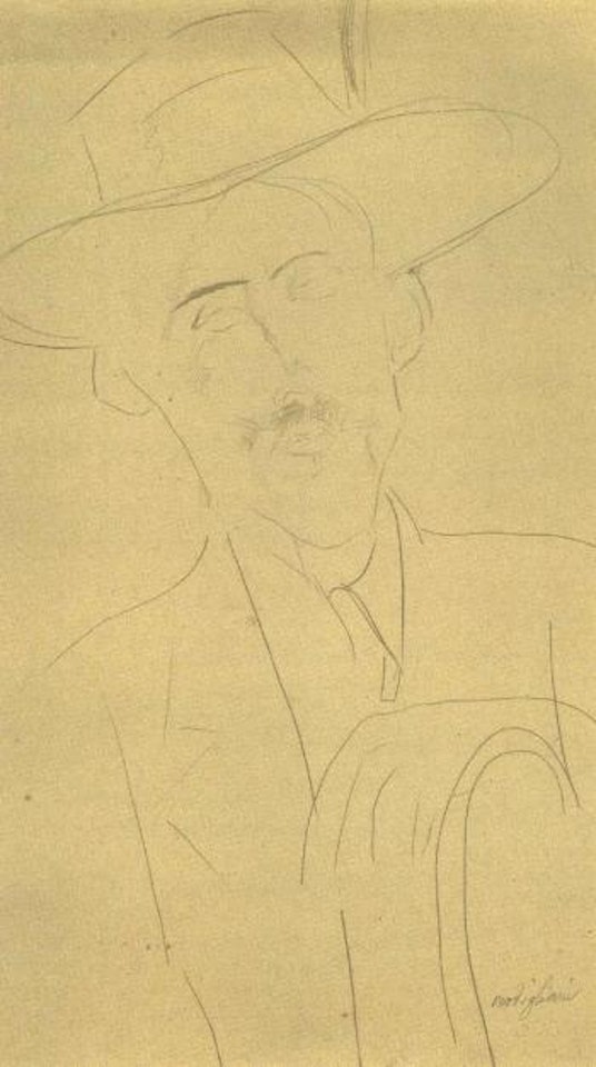 L'homme au chapeau by Amedeo Modigliani