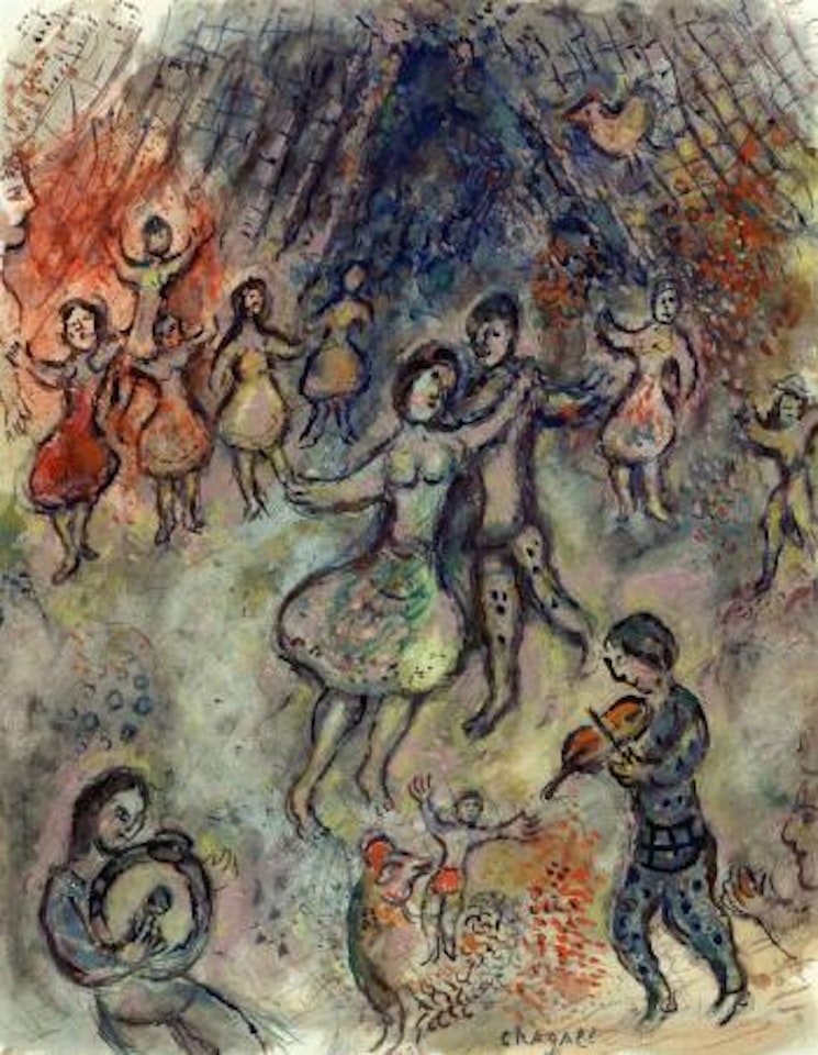 Les danseurs by Marc Chagall