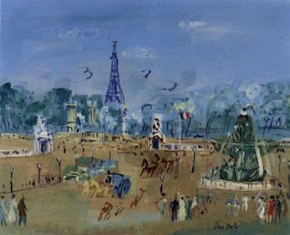 Place de la Concorde by Jean Dufy