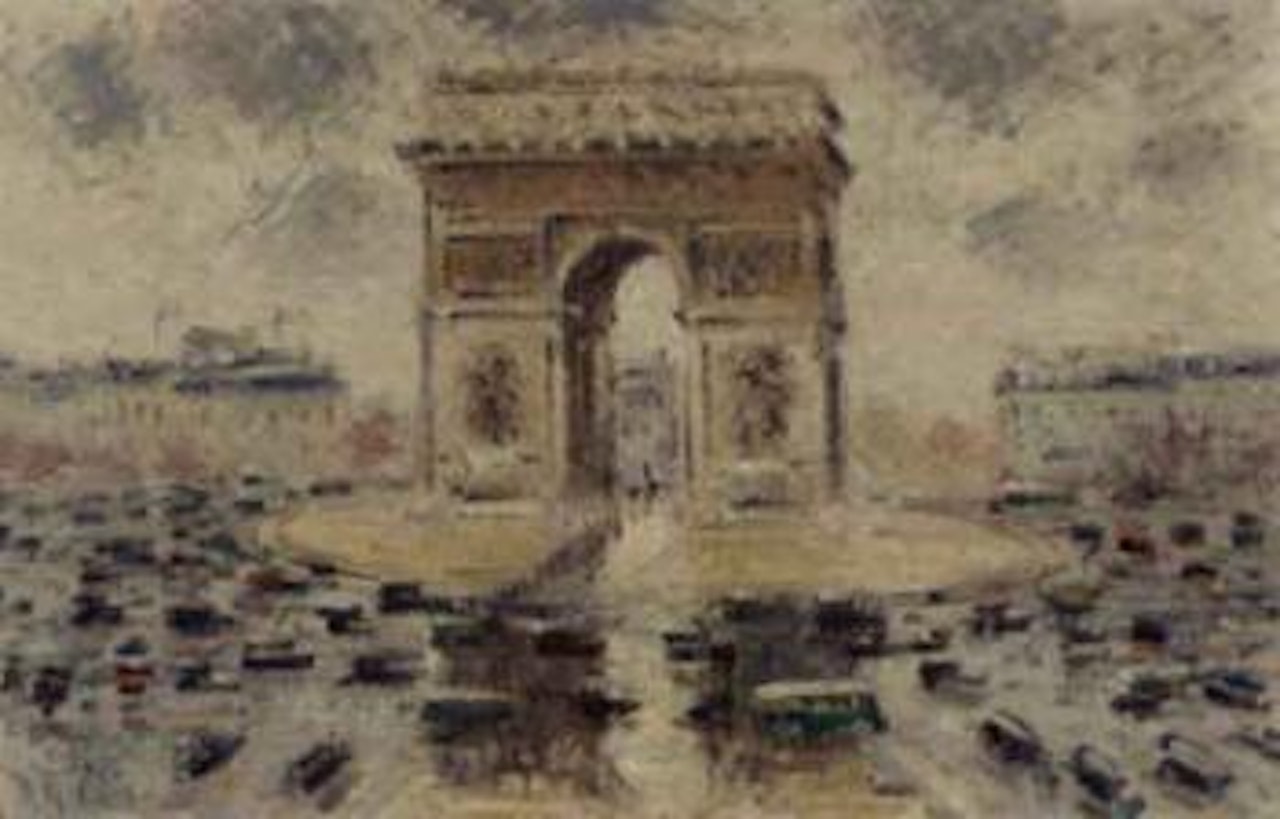 La Place de l'Etoile by Gustave Loiseau