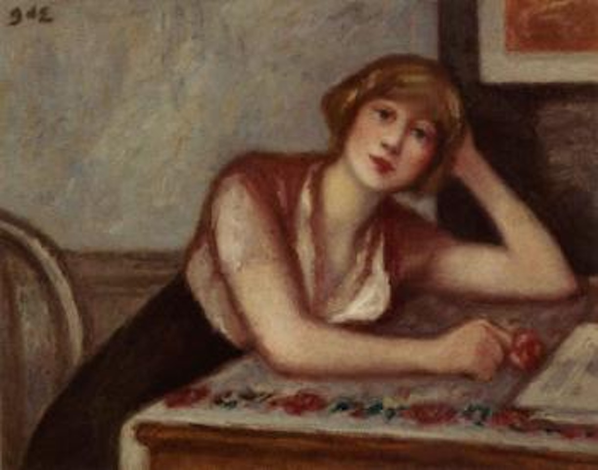 Portrait de jeune femme by Georges d’Espagnat