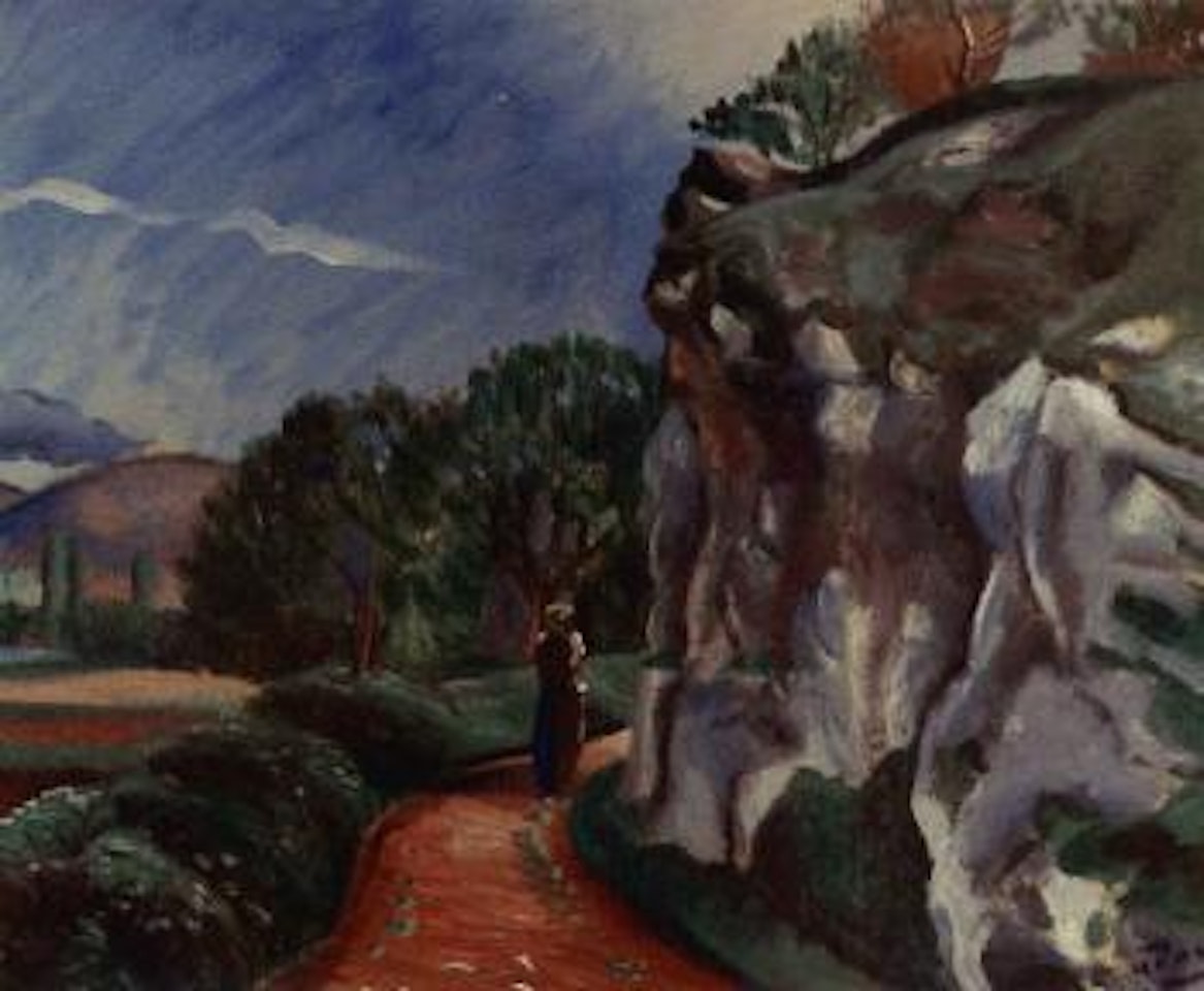 Chemin anime aux environs de Castel Gandolfo by Andre Derain