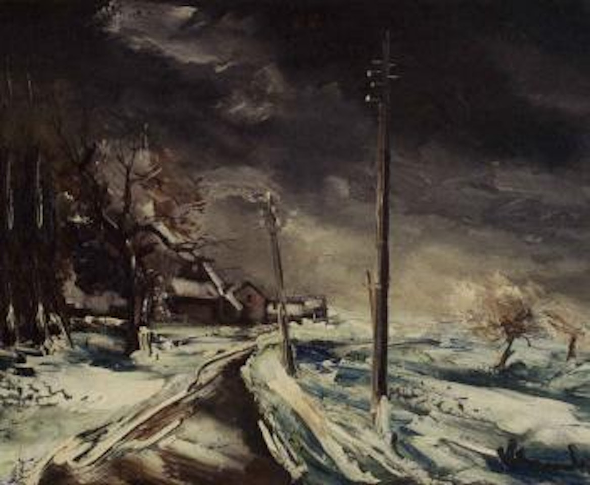 Paysage en hiver by Maurice de Vlaminck