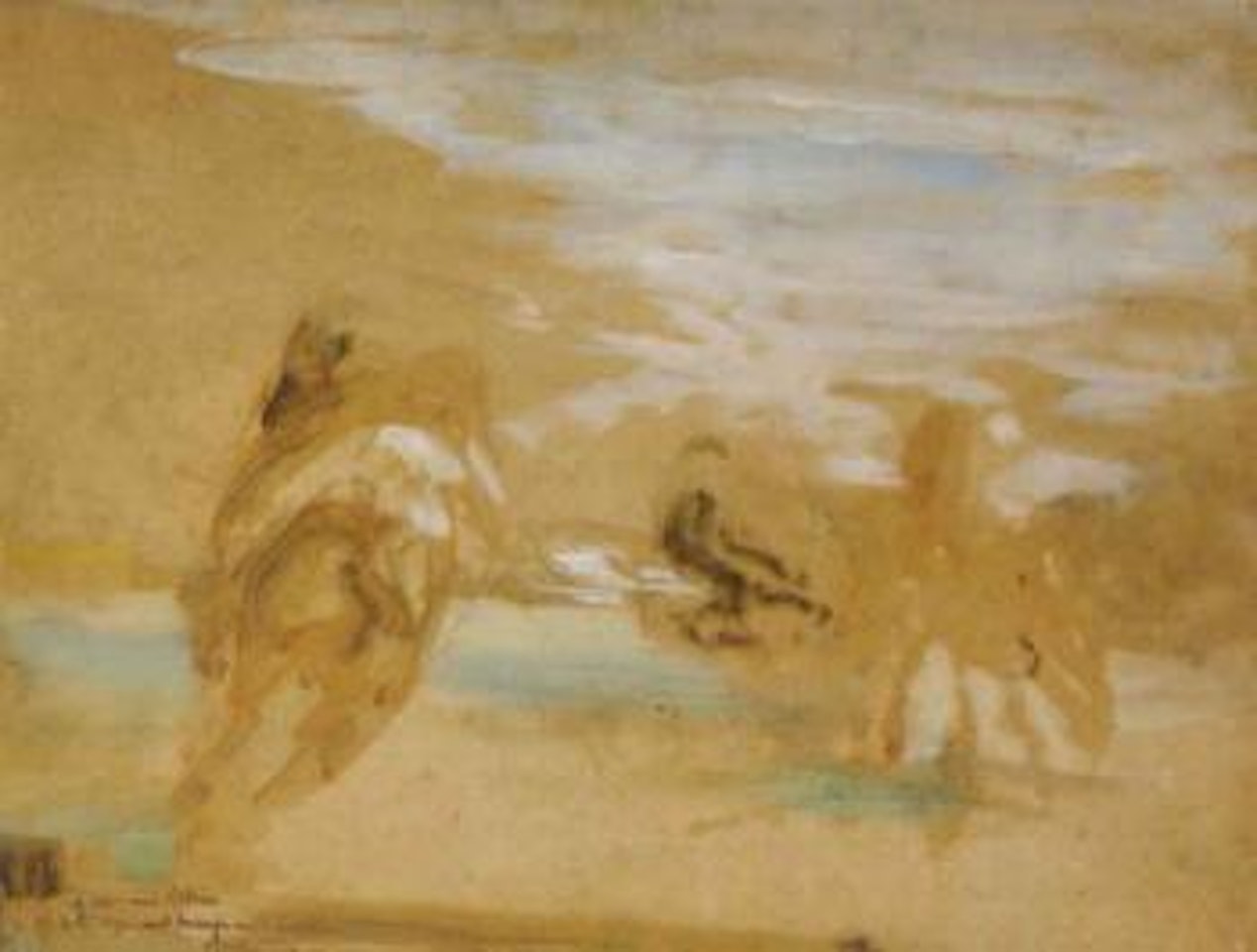 Partie de polo by Henri de Toulouse-Lautrec