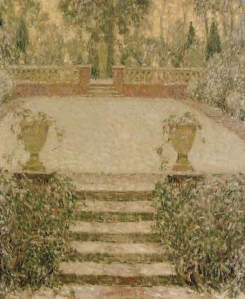 Marches du jardin by Henri Le Sidaner