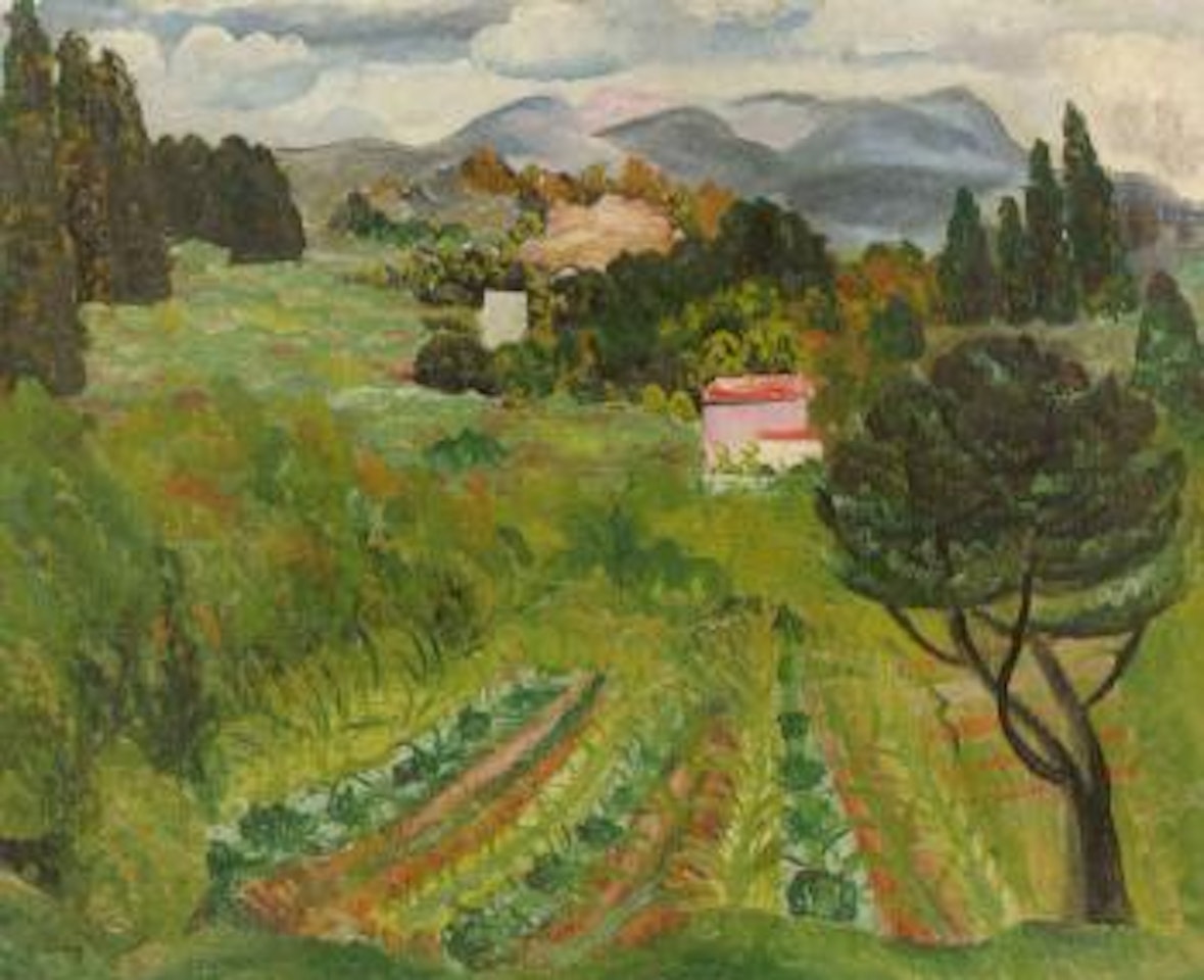 Paysage provencal by Moïse Kisling