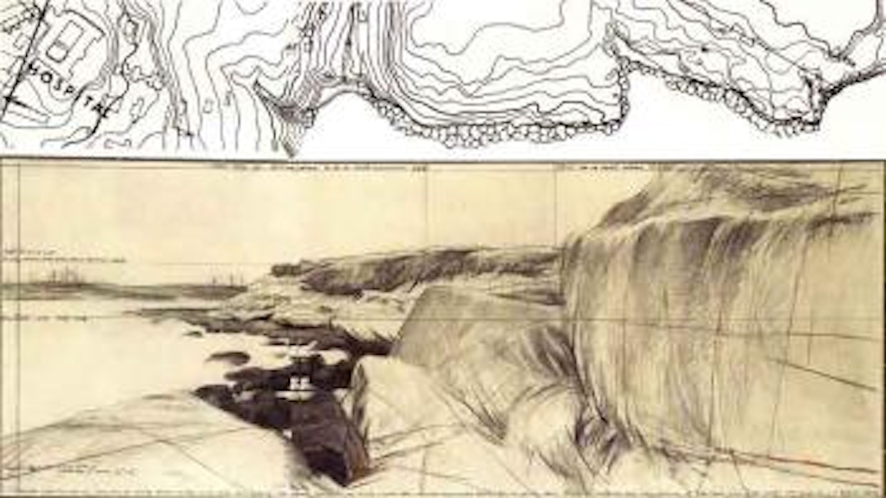 Packed coast by Christo