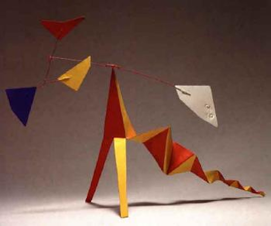 Extra long crinkly tail by Alexander Calder