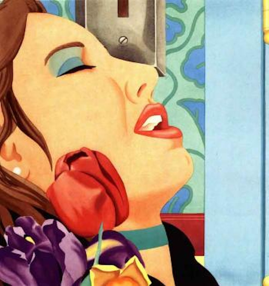 Barbara in the bedroom by Tom Wesselmann