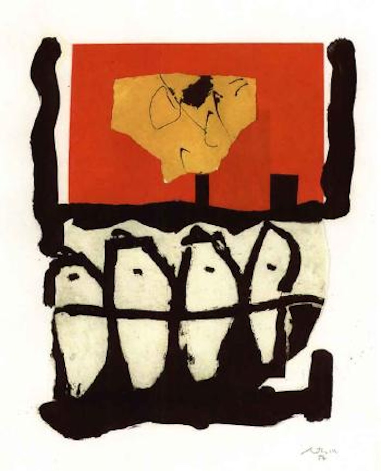 Red and black 42 by Robert Motherwell