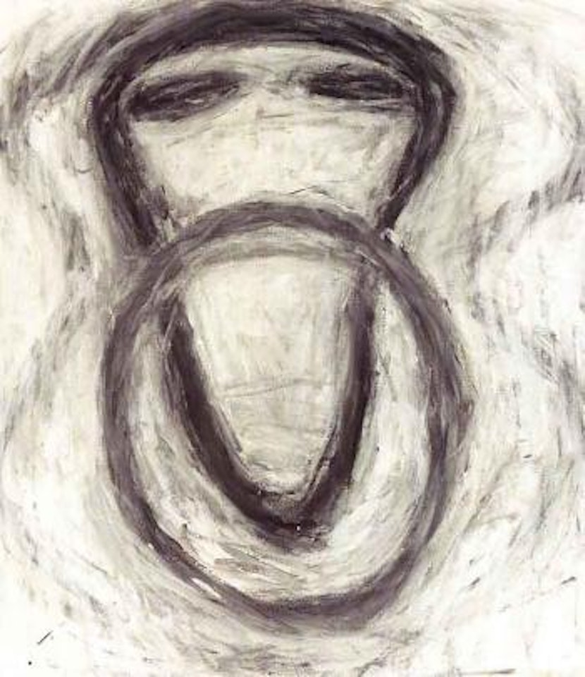 Head and circle III by Susan Rothenberg
