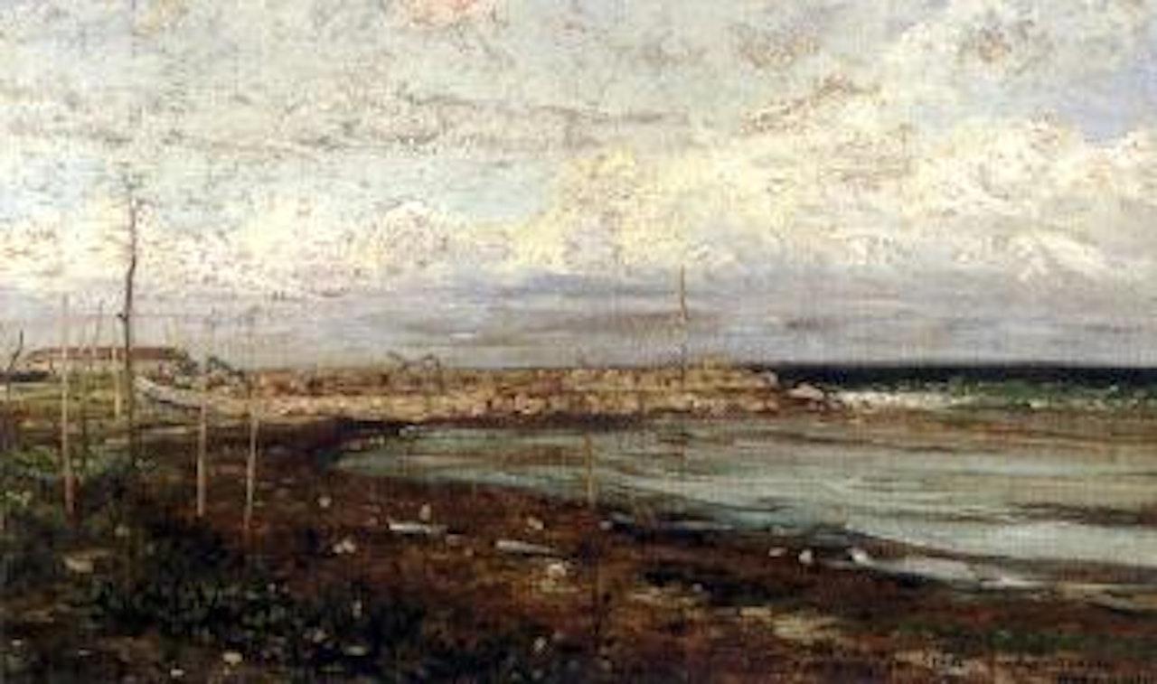 Coastal landscape from Baastad by Anshelm Schultzberg