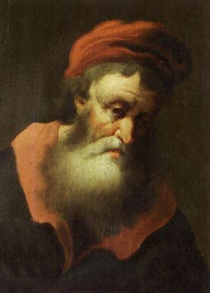 Portrait of bearded man by Christian Wilhelm Ernst Dietrich