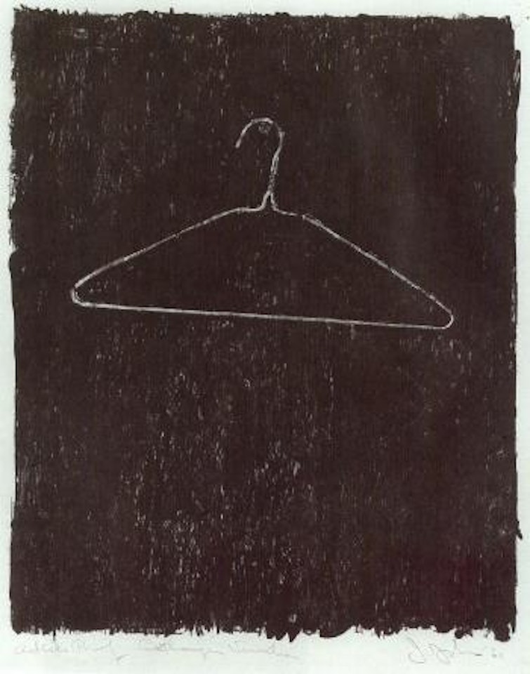 Coat hanger II by Jasper Johns