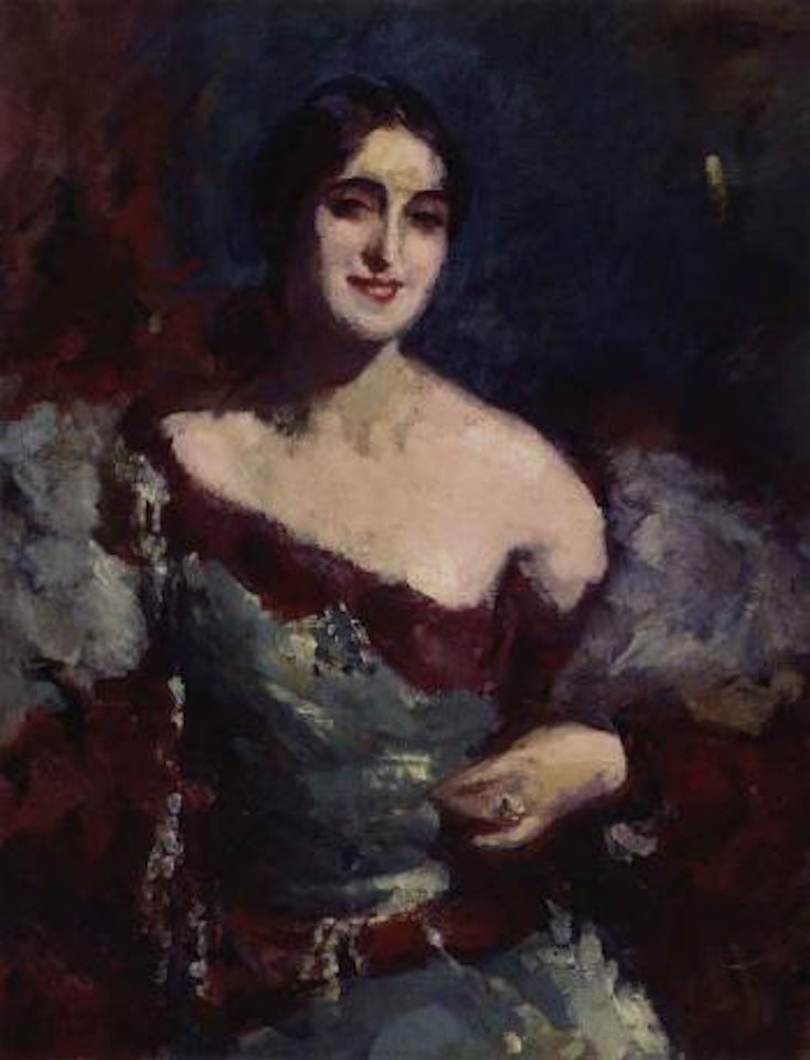Portrait of Vere Fokine by Konstantin Alekseevich Korovin