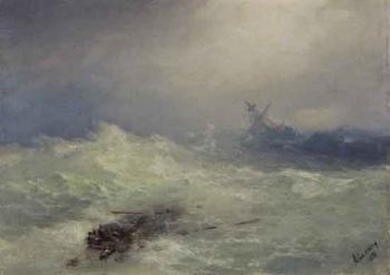 Shipwreck by Ivan Konstantinovich Aivazovsky