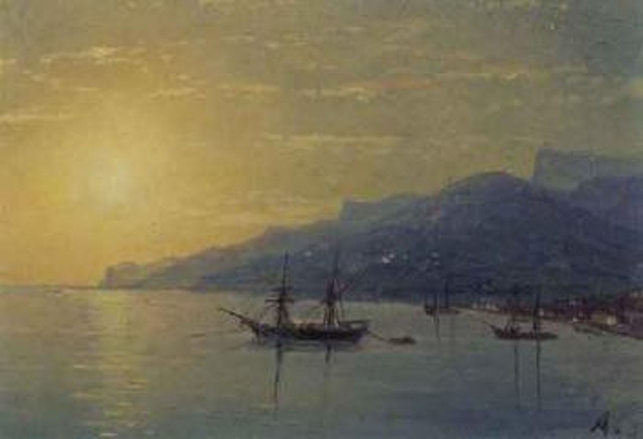 Sunrise by Ivan Konstantinovich Aivazovsky