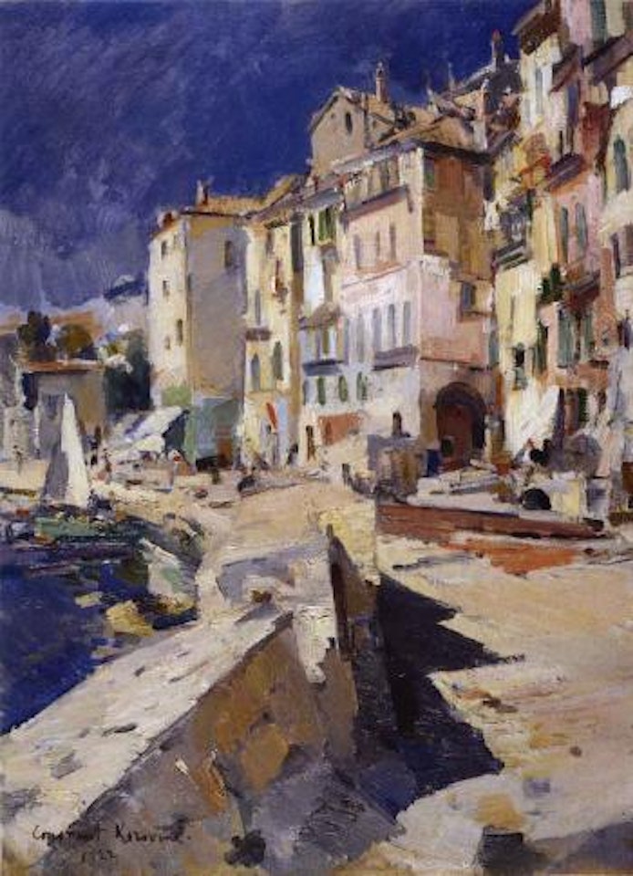 View of Villefranche Sur Mer by Konstantin Alekseevich Korovin
