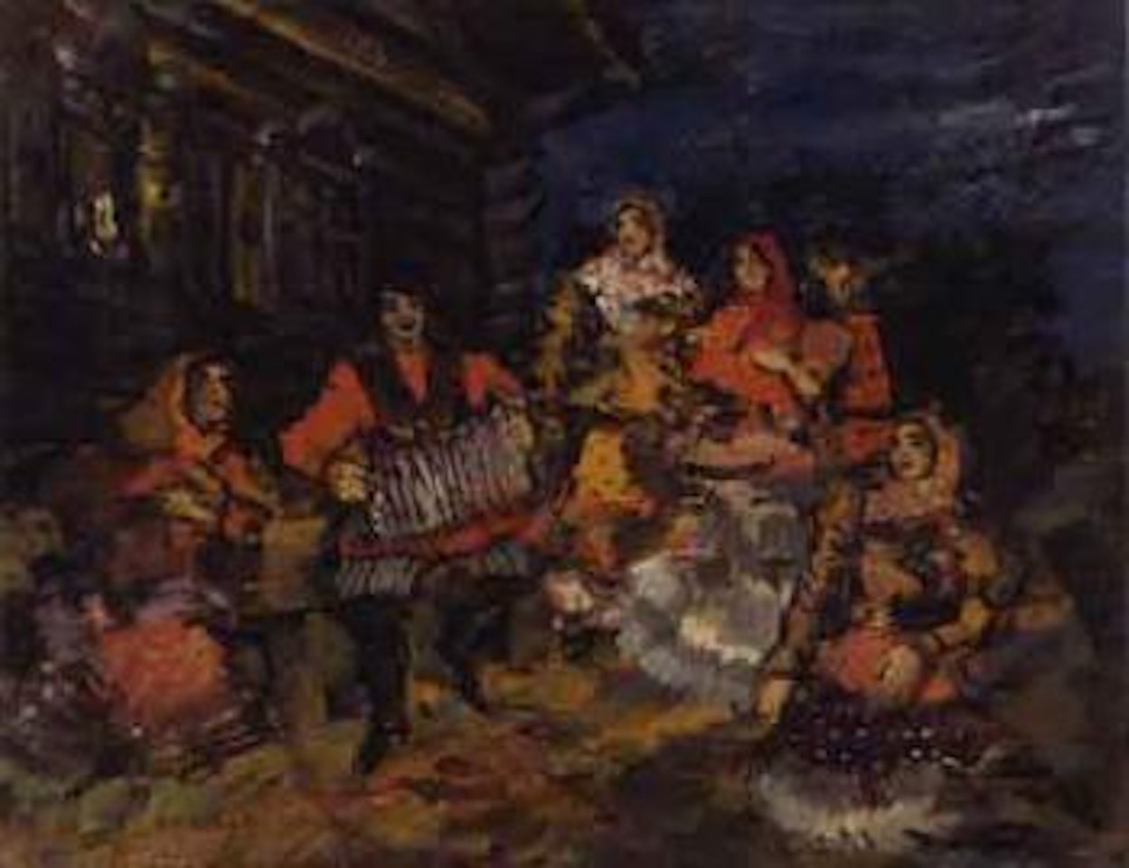 Gypsies by Konstantin Alekseevich Korovin