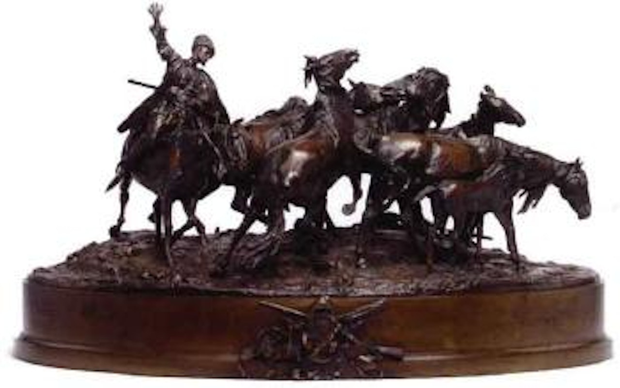 Driving the horse by Eugene Alexandrovic Lanceray