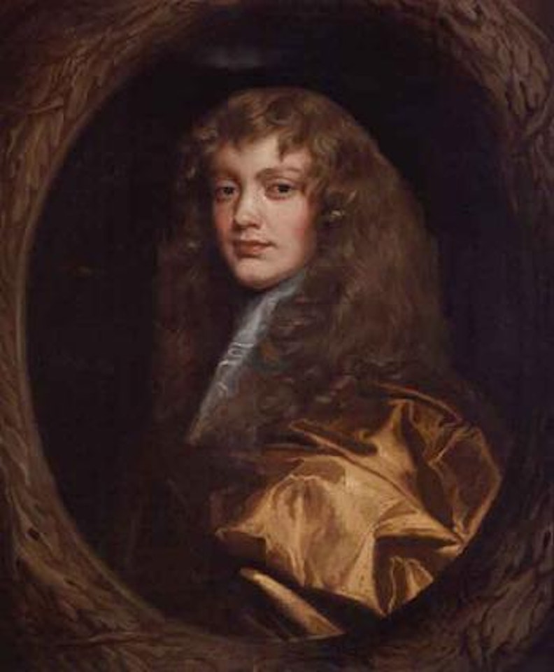 Portrait of a gentleman in a gold robe by Sir Peter Lely