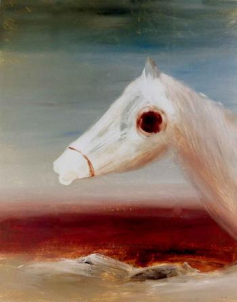 Horse's head by Sidney Nolan