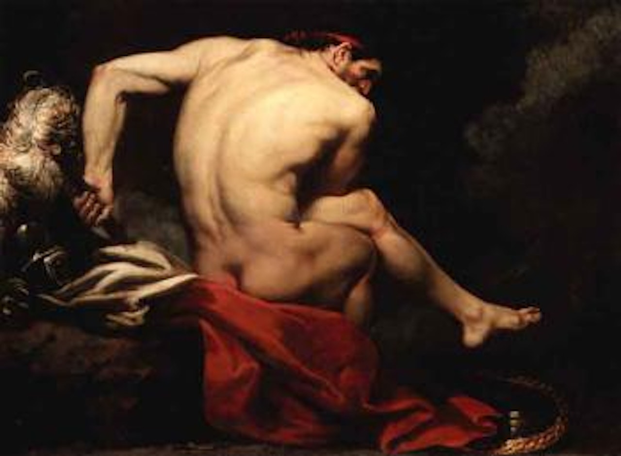 Classical warrior, possibly the Greek hero Patroclus by French School