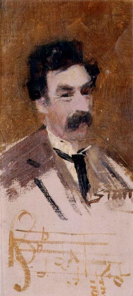 Portrait of Marshall Hall by Arthur Ernest Streeton
