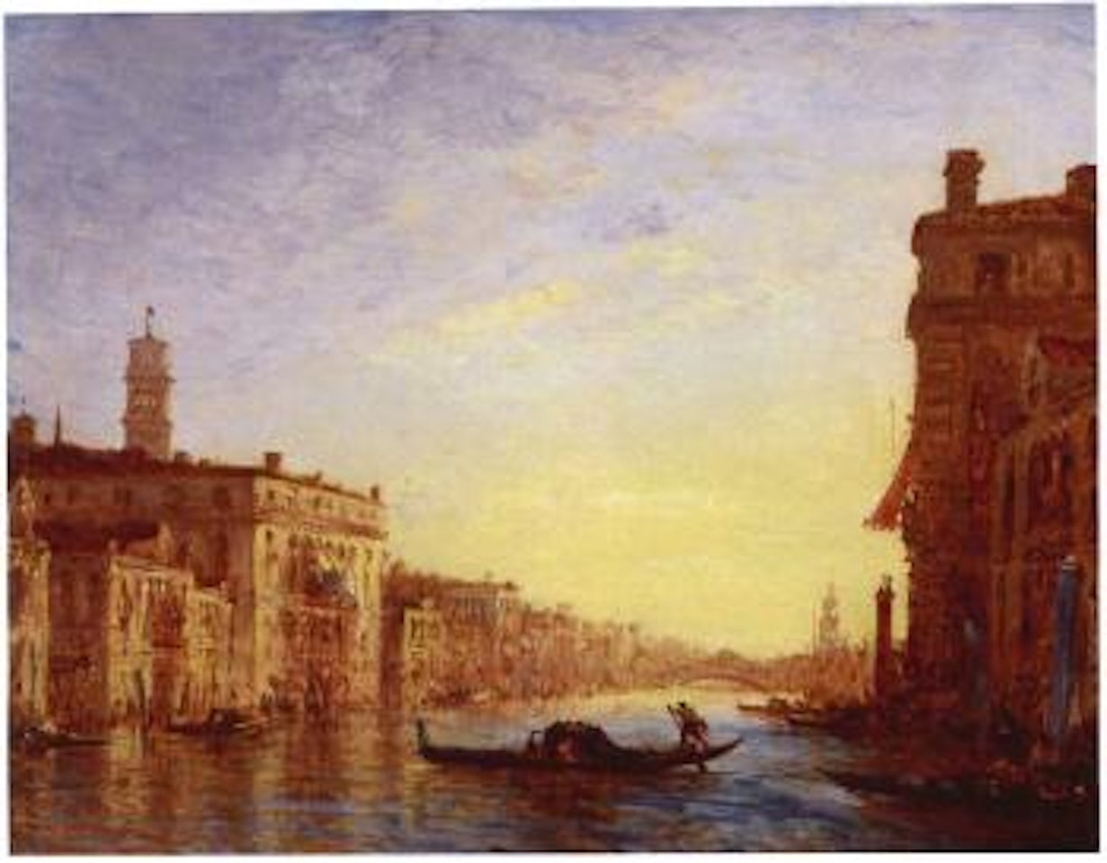Grand canal, Venice by Félix Ziem