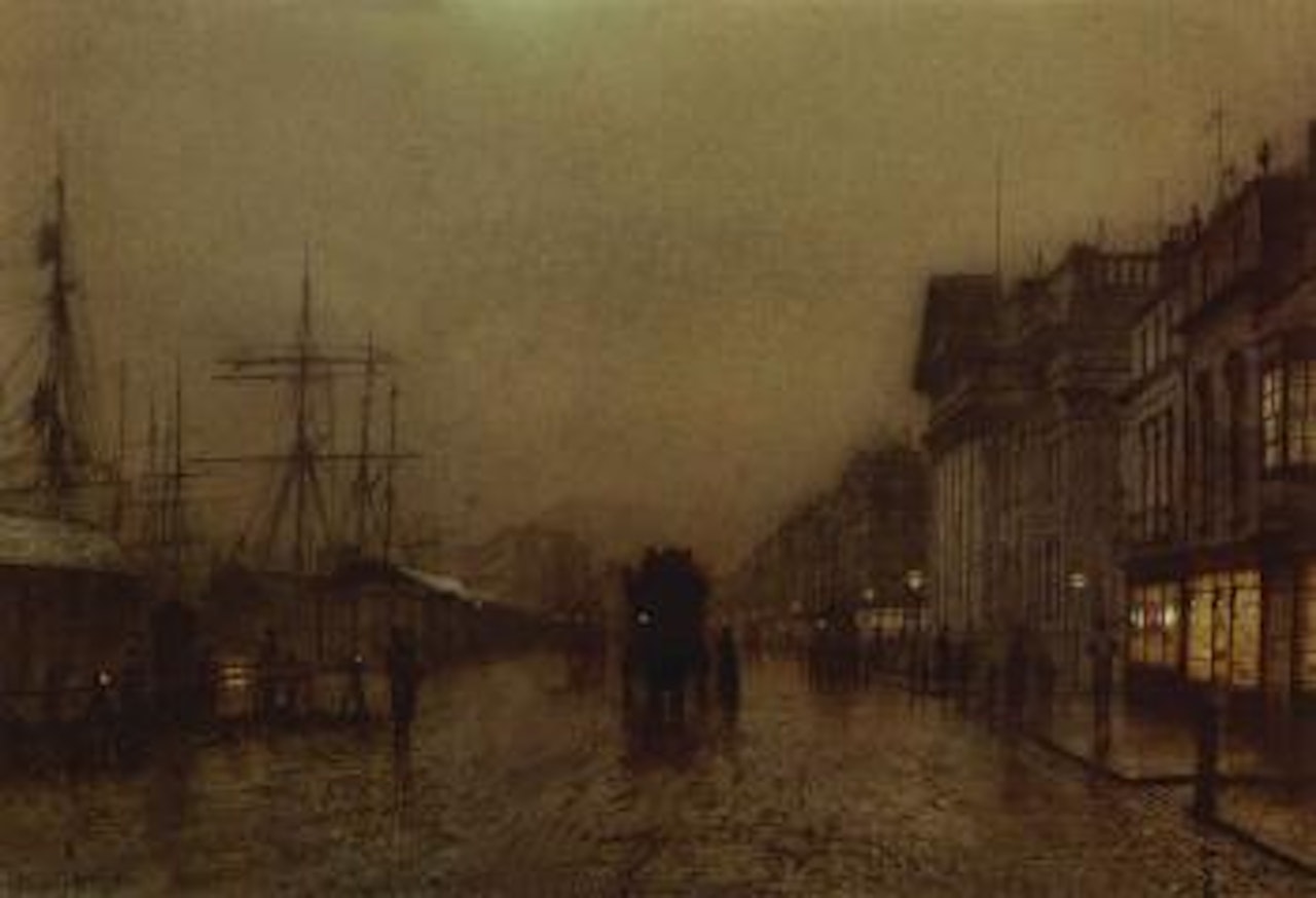 Salthouse Docks, Liverpool by John Atkinson Grimshaw