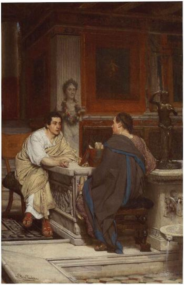 Conversation by Lawrence Alma-Tadema