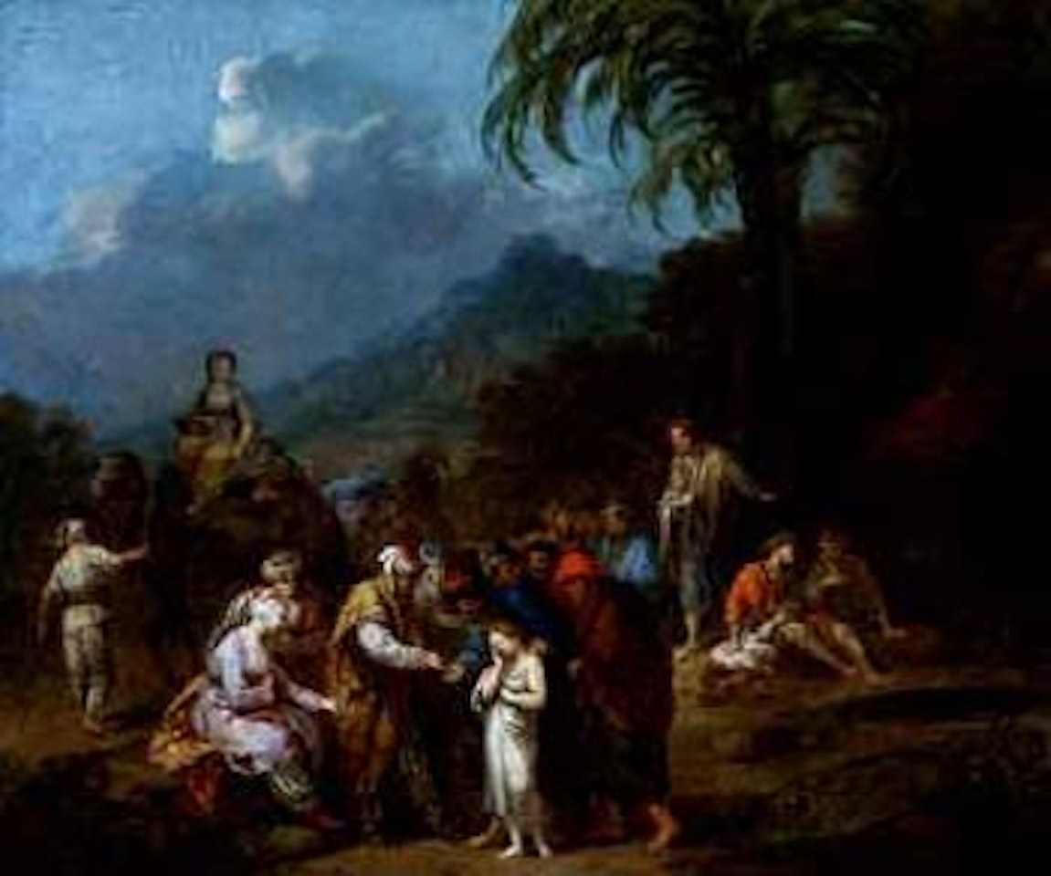 Joseph sold into slavery to the Ishmaelites by Francesco Zuccarelli