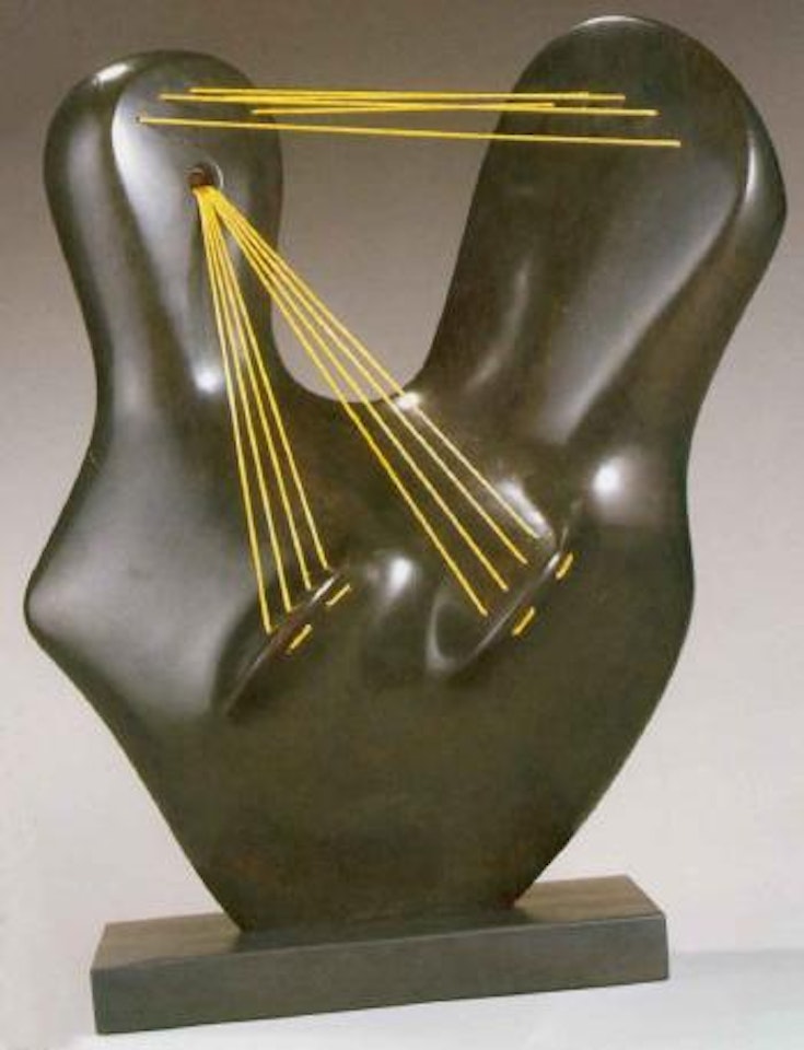 Stringed mother and child by Henry Moore