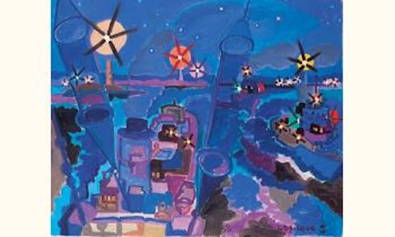 Manoeuvres de nuit by Charles Lapicque