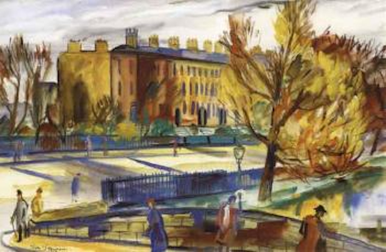 Grand Canal, Dublin by Norah McGuinness