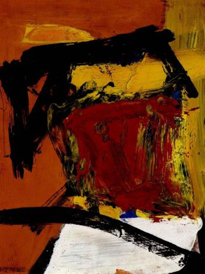 Red field by Franz Kline