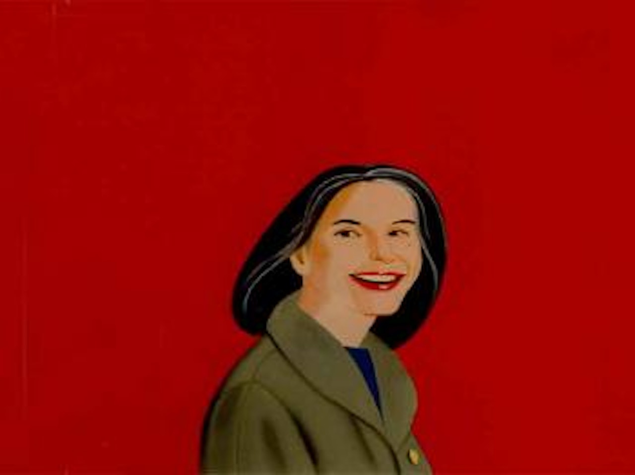 Ada in red no.1 by Alex Katz