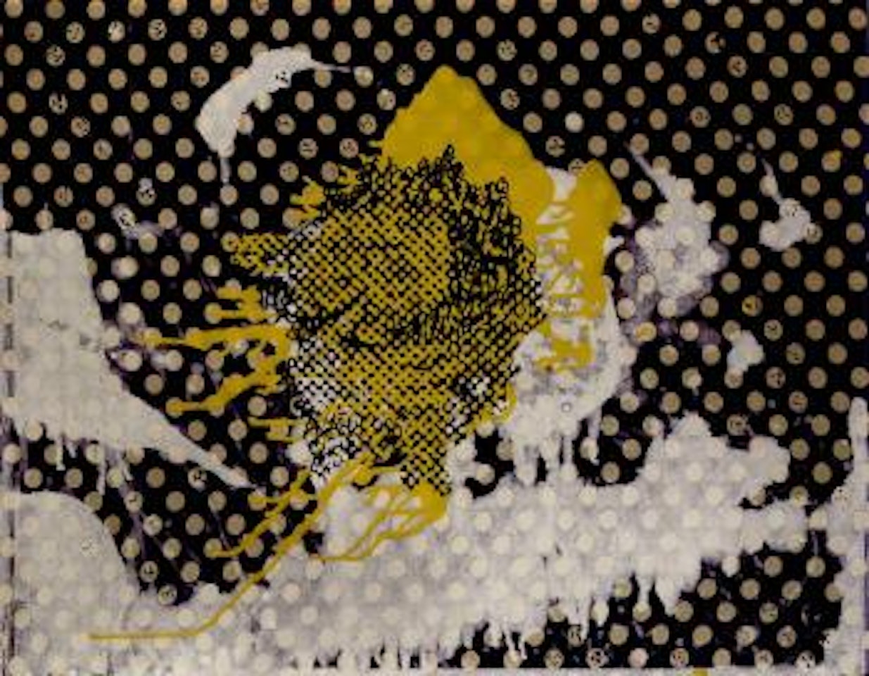 Reagan and dots by Sigmar Polke