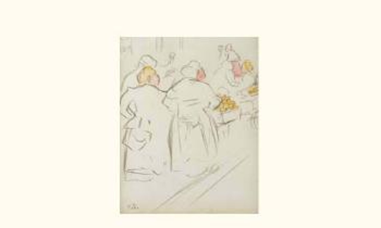 Marchande de quatre saisons, Rue Lepic by Kees van Dongen